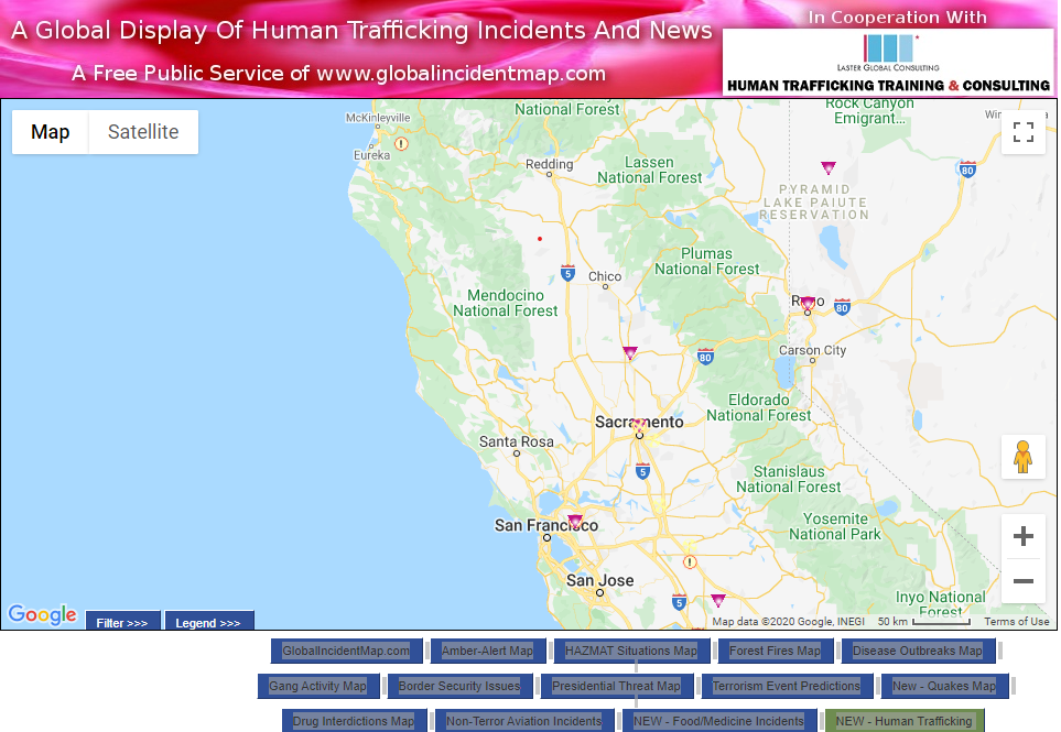 See Human Trafficking Busts in Your Area on the “Global Incident Map”