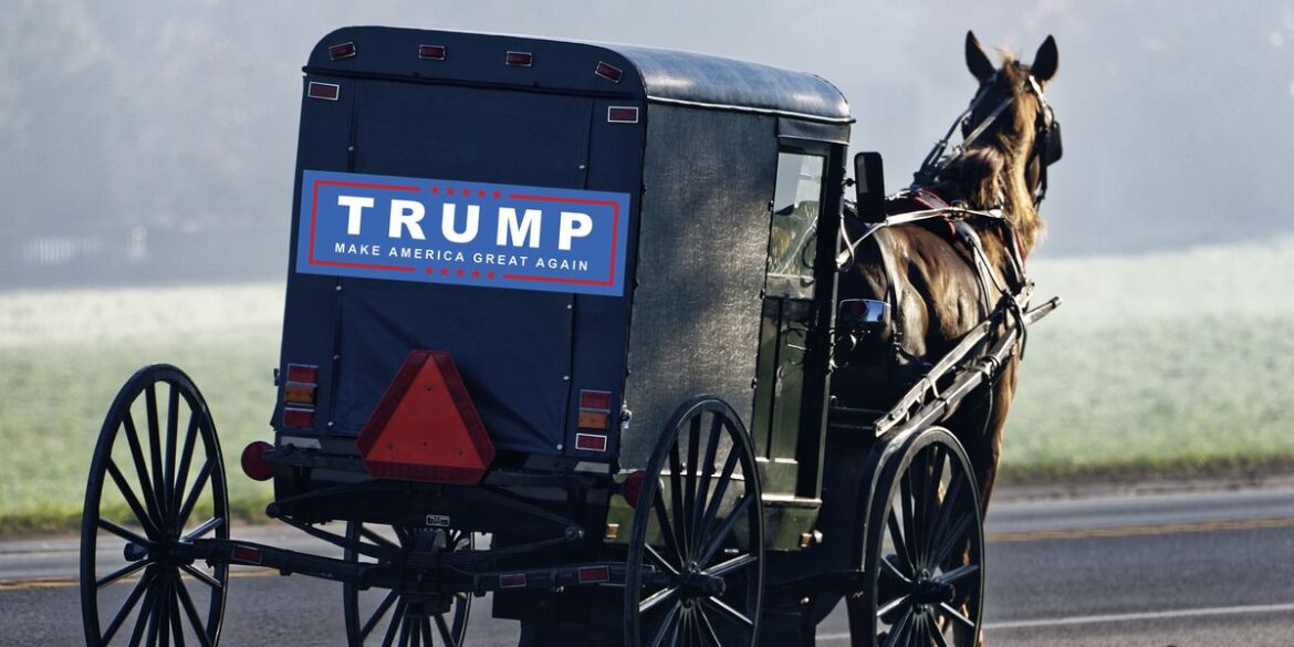 Amish Voters Come Out In Force to Support President Trump